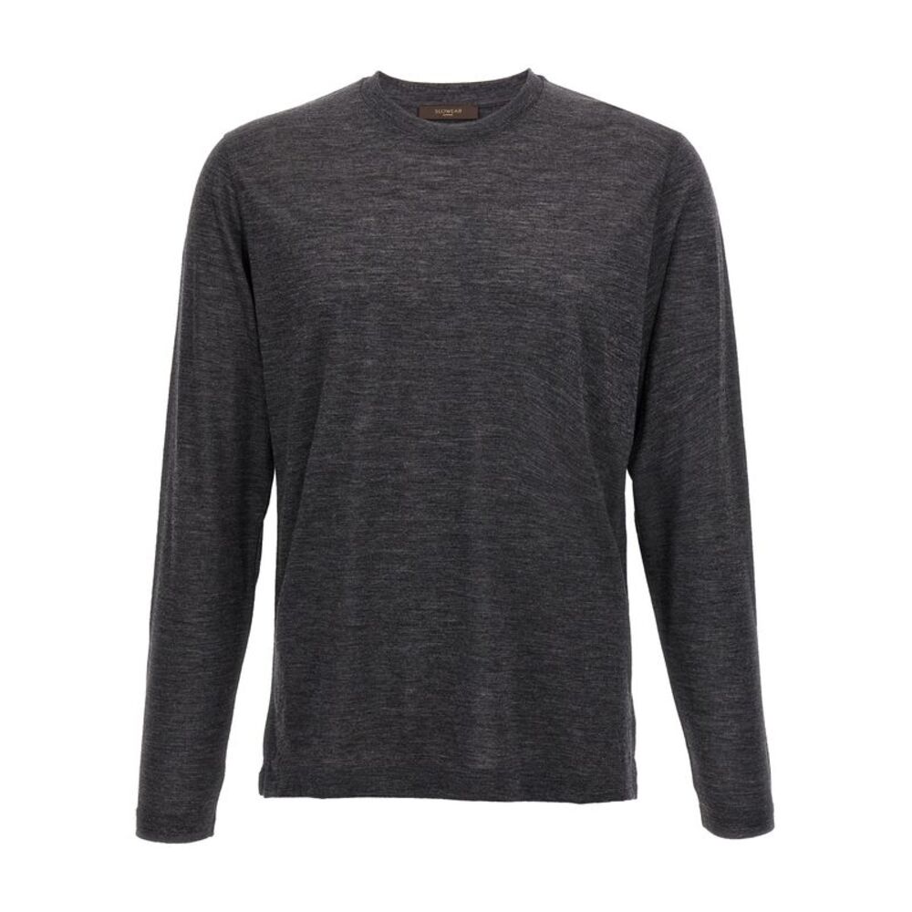 ZANONE Gray Virgin Wool Men's Sportswear